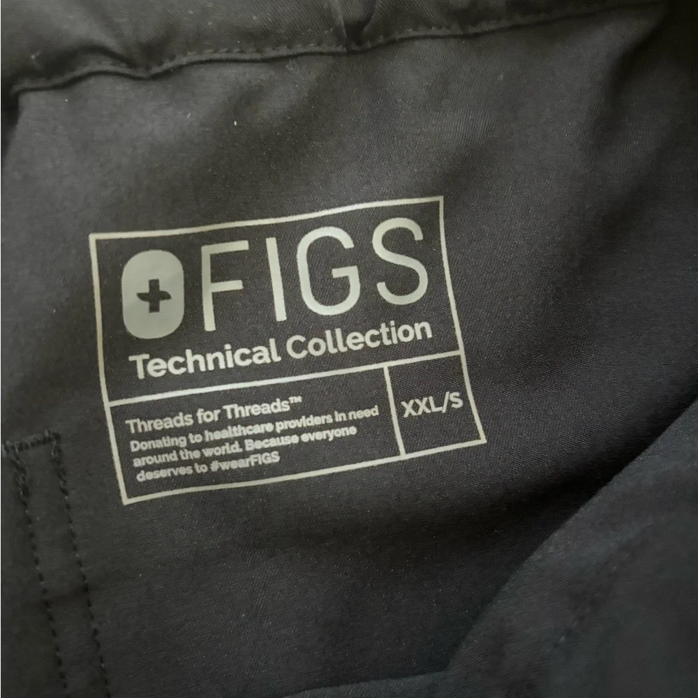 Figs Pisco Men’s Basic Scrub Pants Black size XXL